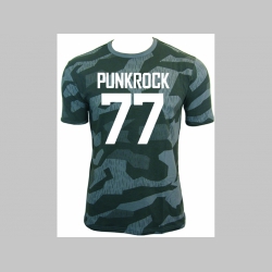 Punkrock 77nočný " ruský " maskáč - Nightcamo SPLINTER, pánske tričko 100%bavlna